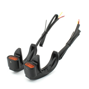 Clignotants LED de fourche pour Harley tubes 39-41 mm - vue 6