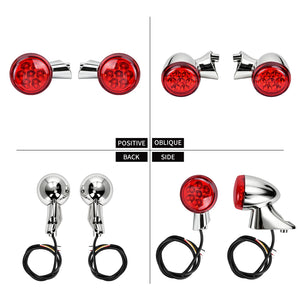 Clignotant avant LED chromé pour Harley-Davidson Touring Road Glide - vue 4