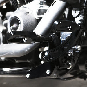 Kit commandes avancées en aluminium billette poli pour Harley-Davidson FXBB Street Bob, Softail Low Rider FXLR 2018-2024 – photo 5/7
