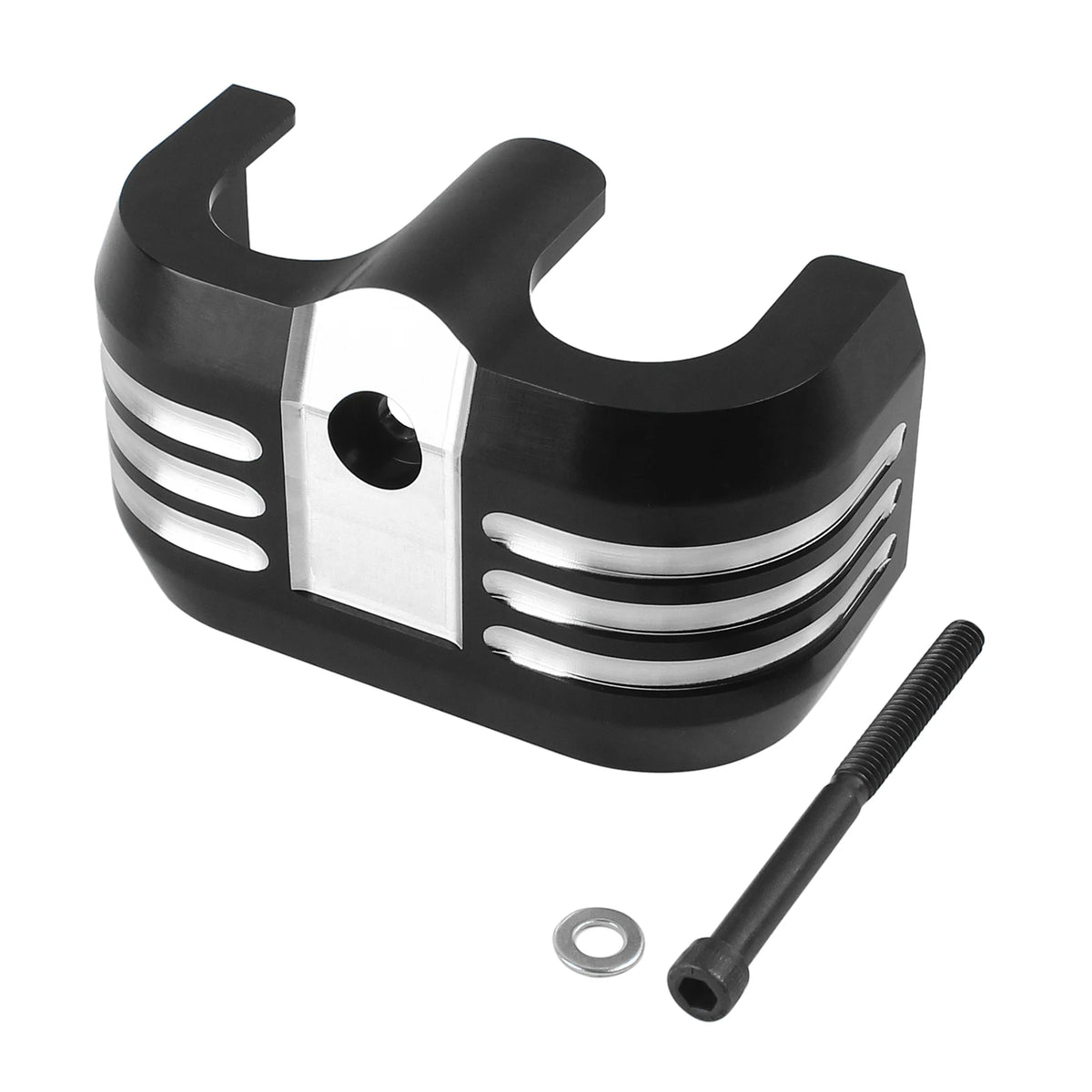 Cache de bobine à ailettes pour Harley Softail - vue 7