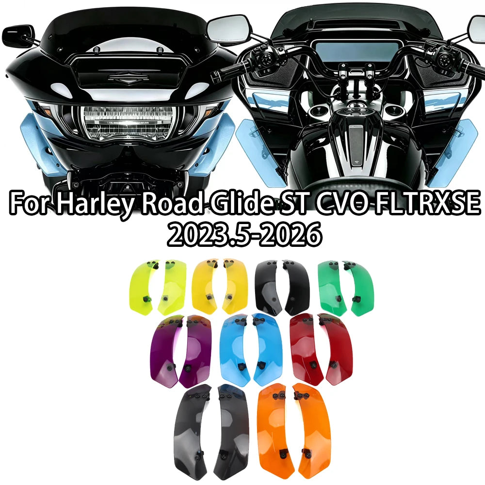 Déflecteurs d'Air Latéraux de Carénage Supérieur (Paire) Colorés - Harley-Davidson CVO Road Glide 2023-2026 – photo 1/13