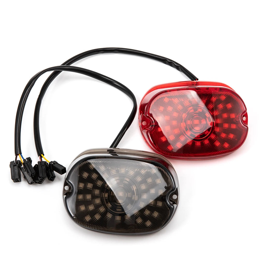 Feu arrière LED laydown à clignotants pour Harley Softail Dyna - vue 2