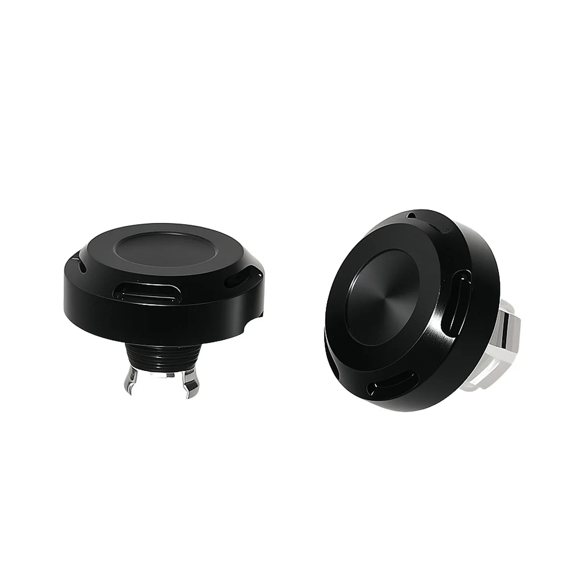 Caches d'écrou d'axe avant pour Harley Street Glide et Road Glide - vue 2