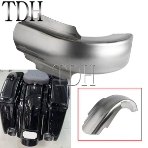Garde-boue arrière moto en acier brut pour Harley-Davidson Touring - vue 1