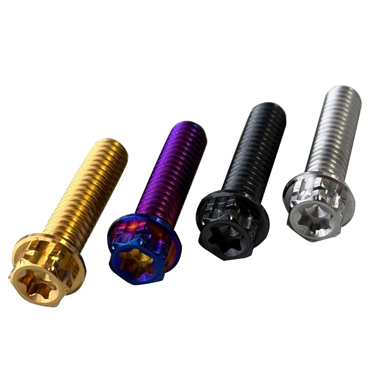 Boulons de Collier de Levier d'Embrayage Titane pour Harley Touring, Softail, Dyna – photo 6/12