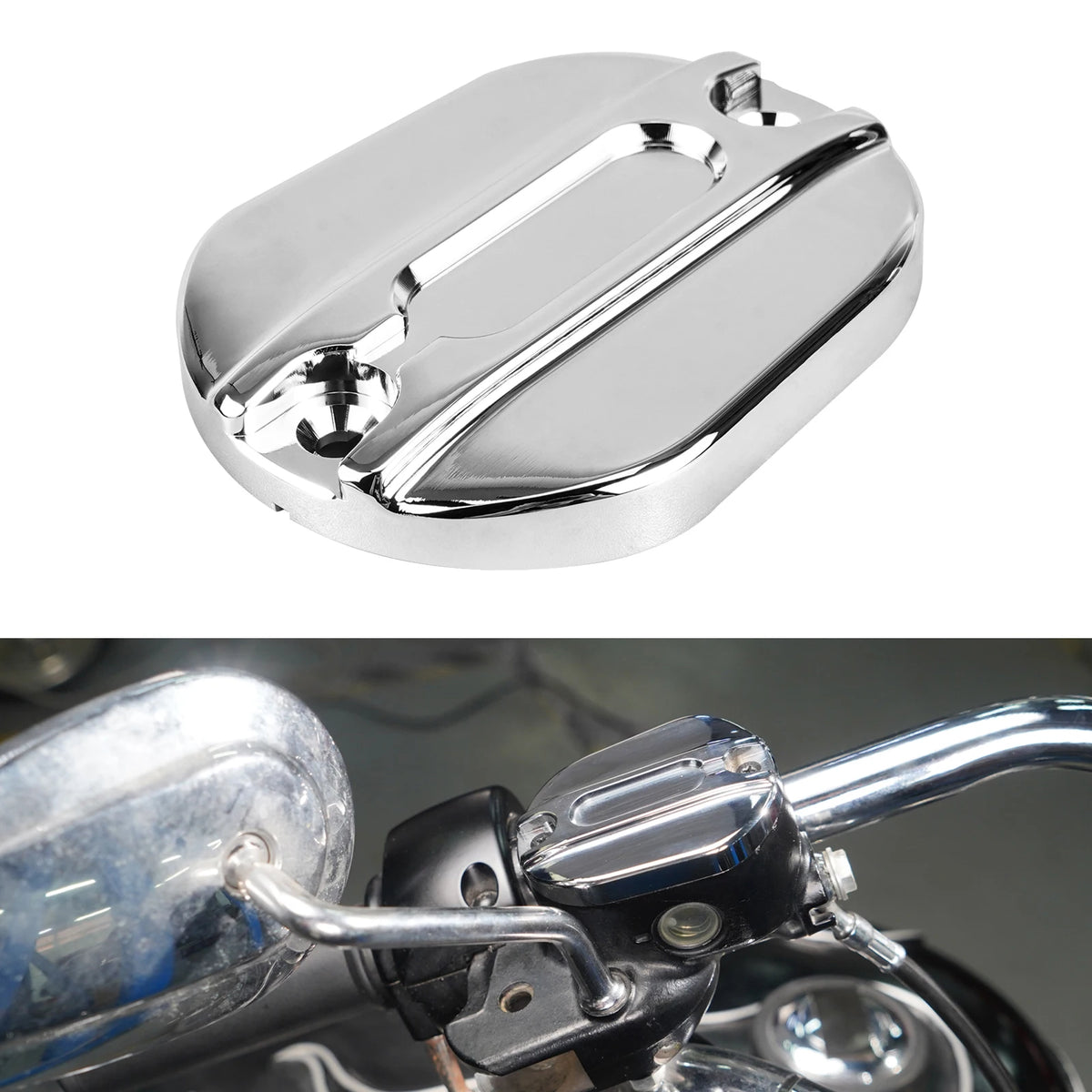 Couvercle de maître-cylindre pour Harley Sportster - frein avant - vue 8