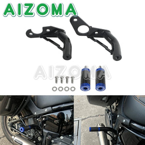 Barre de protection avant colorée sur Harley Softail - vue 22