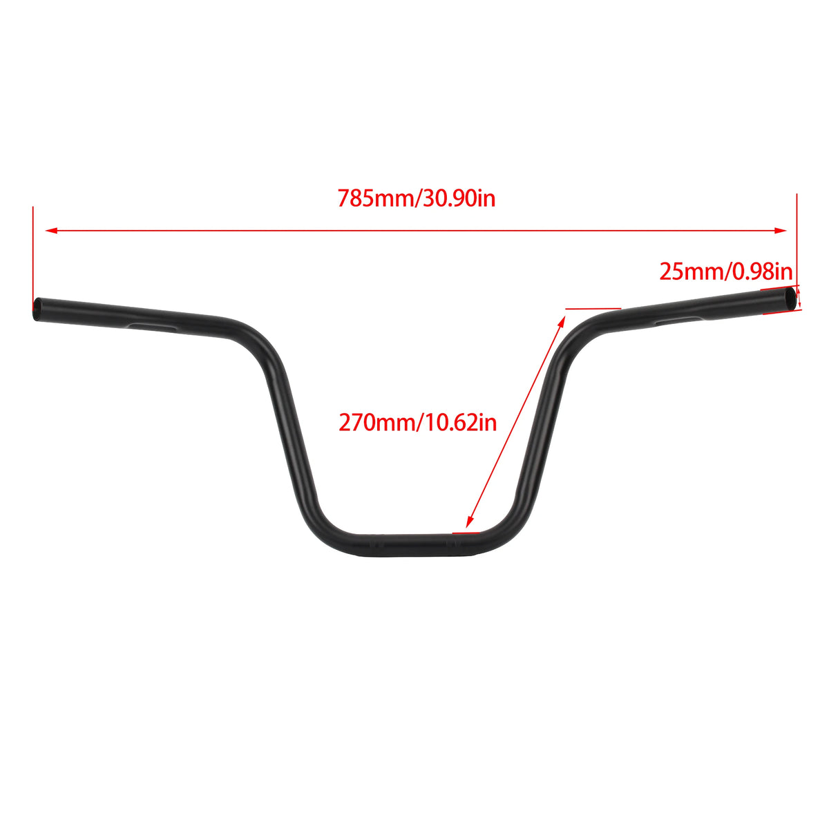Guidon ape hanger rétro pour Harley Sportster et Softail - vue 6