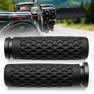 Poignées de Guidon Silicone 1 pouce - Harley-Davidson Touring/Trike 2008+, Softail 2016-2024, Low Rider S/FXSE 2016-2017 – photo 1/7