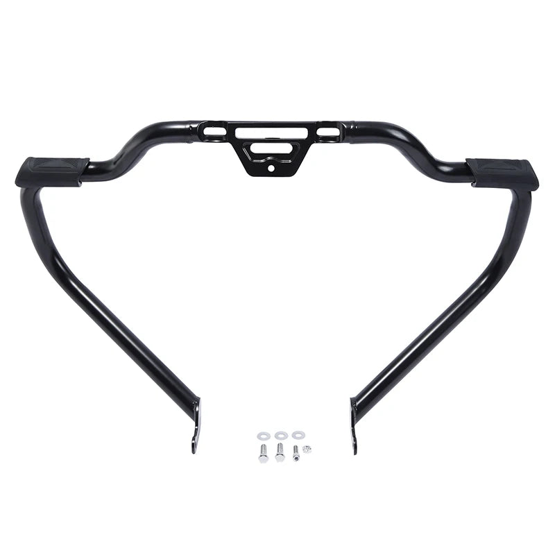 Barre de protection moteur noire pour Harley Softail - vue 7
