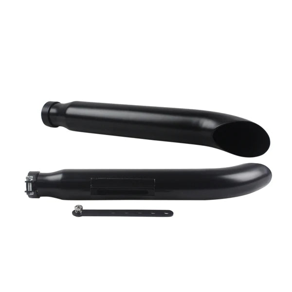 Système d'échappement chromé pour Harley-Davidson et Suzuki VL 125 / 800 / 1500 Intruder (Bobber) – photo 7/8