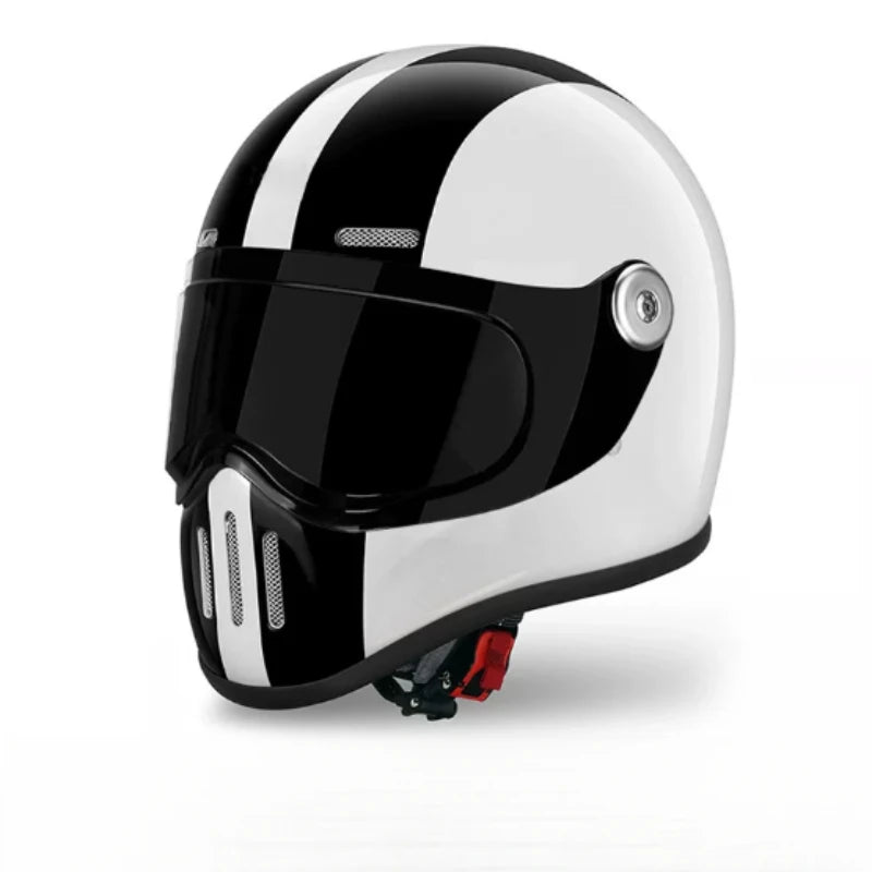 Casque moto intégral en fibre de carbone - vue de profil - vue 19