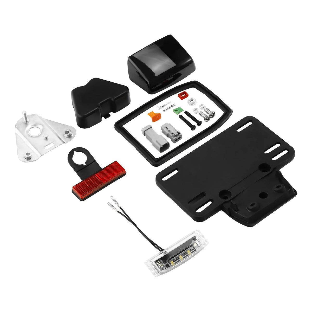 Kit support de plaque LED pour Harley Touring - vue 1