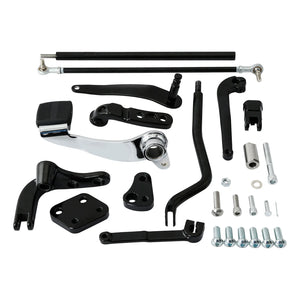 Kit commandes avancées standard en aluminium et acier pour Harley-Davidson Dyna Street Bob, Low Rider, Super Glide FXDB 2006-2017 – photo 2/6
