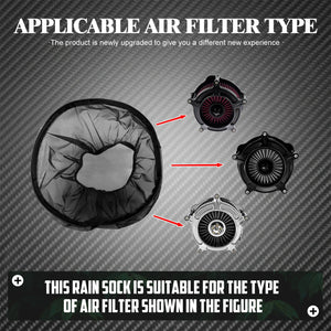 Housse de Protection Imperméable pour Filtre à Air (Rain Sock) - Harley-Davidson (Tous Modèles, selon Filtre 114/117) – photo 10/13