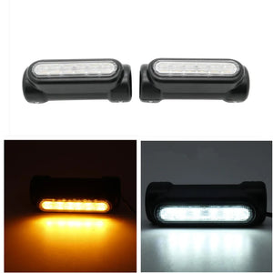 Feu LED chromé fixé sur un pare-carters de Harley-Davidson - vue 7