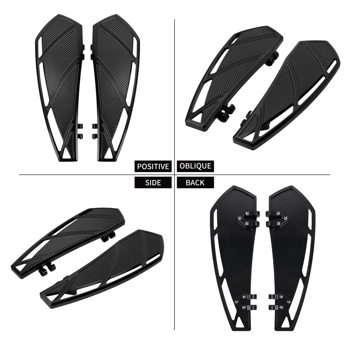 Marchepieds pilote en aluminium pour moto Harley-Davidson Touring - vue 5