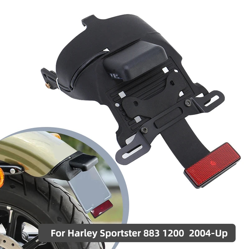 Kit de déplacement de plaque LED pour Harley Sportster - vue 2