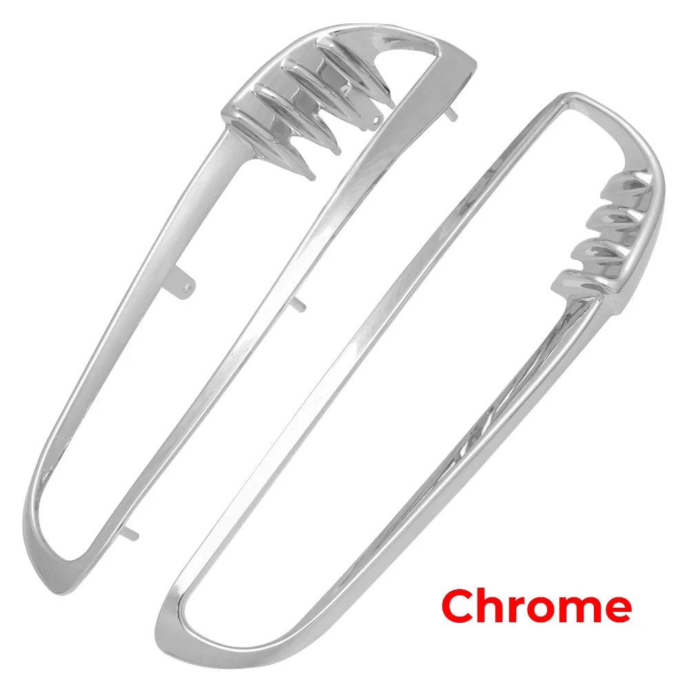 Caches de Radiateur Décoratifs Gauche/Droite (Noir/Chrome) - Harley-Davidson V-Rod, Night Rod, Street Rod VRSC/VRSCA 2002-2010 – photo 7/8