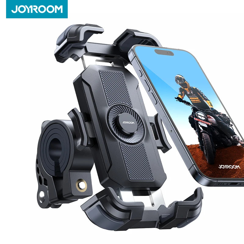 Support téléphone moto Joyroom ultra stable – fixation guidon anti-vibration pour scooter - vue 1