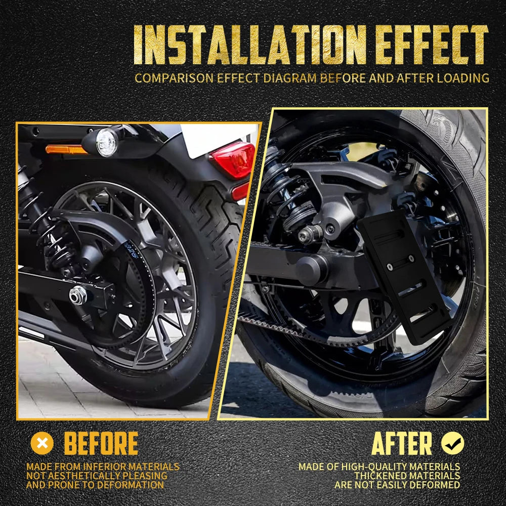 Support de Plaque d'Immatriculation Latéral Renforcé - Harley-Davidson Nightster RH975/S 2022 et plus récent – photo 4/7