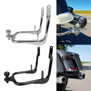 Attache-remorque noir chromé pour Harley-Davidson Touring Electra Road King CVO Street Glide Road Glide 2009-2023 – photo 1/8