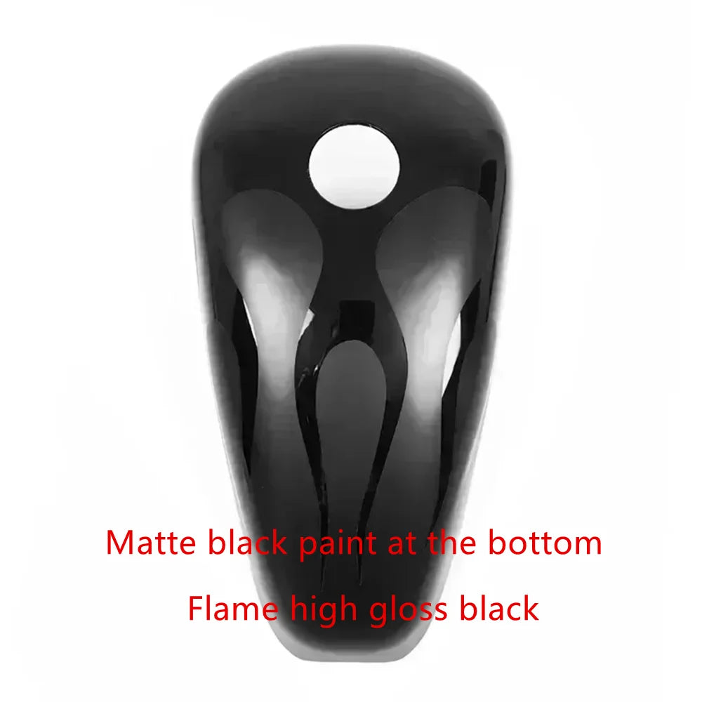 Coque de réservoir d'huile motif flammes pour moto Harley - vue 13