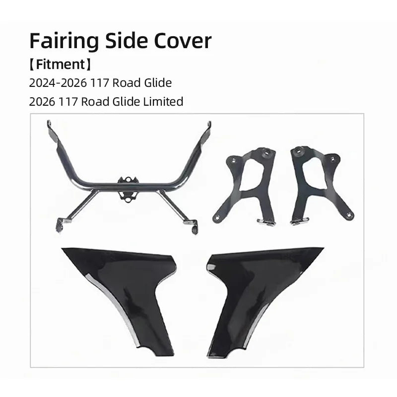Cache Latéral de Carénage avec Support (Fairing Side Cover) - Harley-Davidson Road Glide 117 2024 et plus récent – photo 6/7
