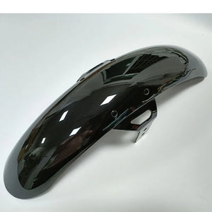 Garde-boue avant en métal noir brillant pour Harley-Davidson Dyna - vue 1