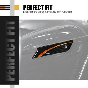 Caches de Serrures de Sacoches CNC pour Harley Street Glide, Road King, Road Glide – photo 5/9