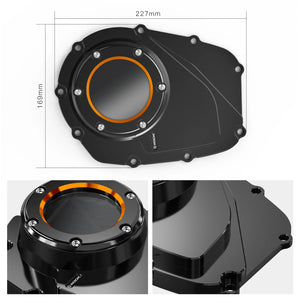Carter de came transparent bicolore pour Harley Touring et Softail - vue 2