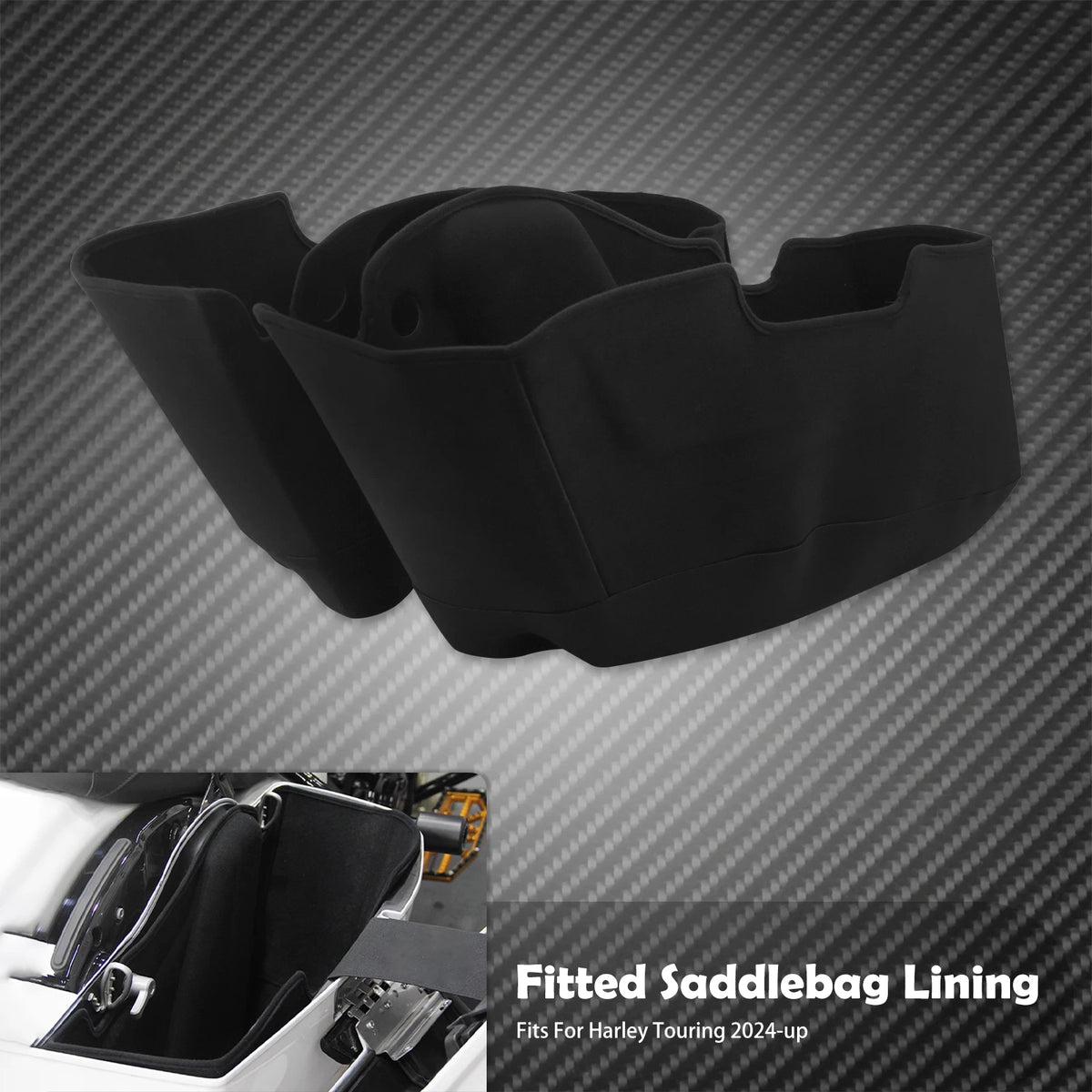 Doublures Intérieures Premium pour Sacoches Rigides - Harley-Davidson Touring FLHX/FLTRX 2024 et plus récent – photo 7/7