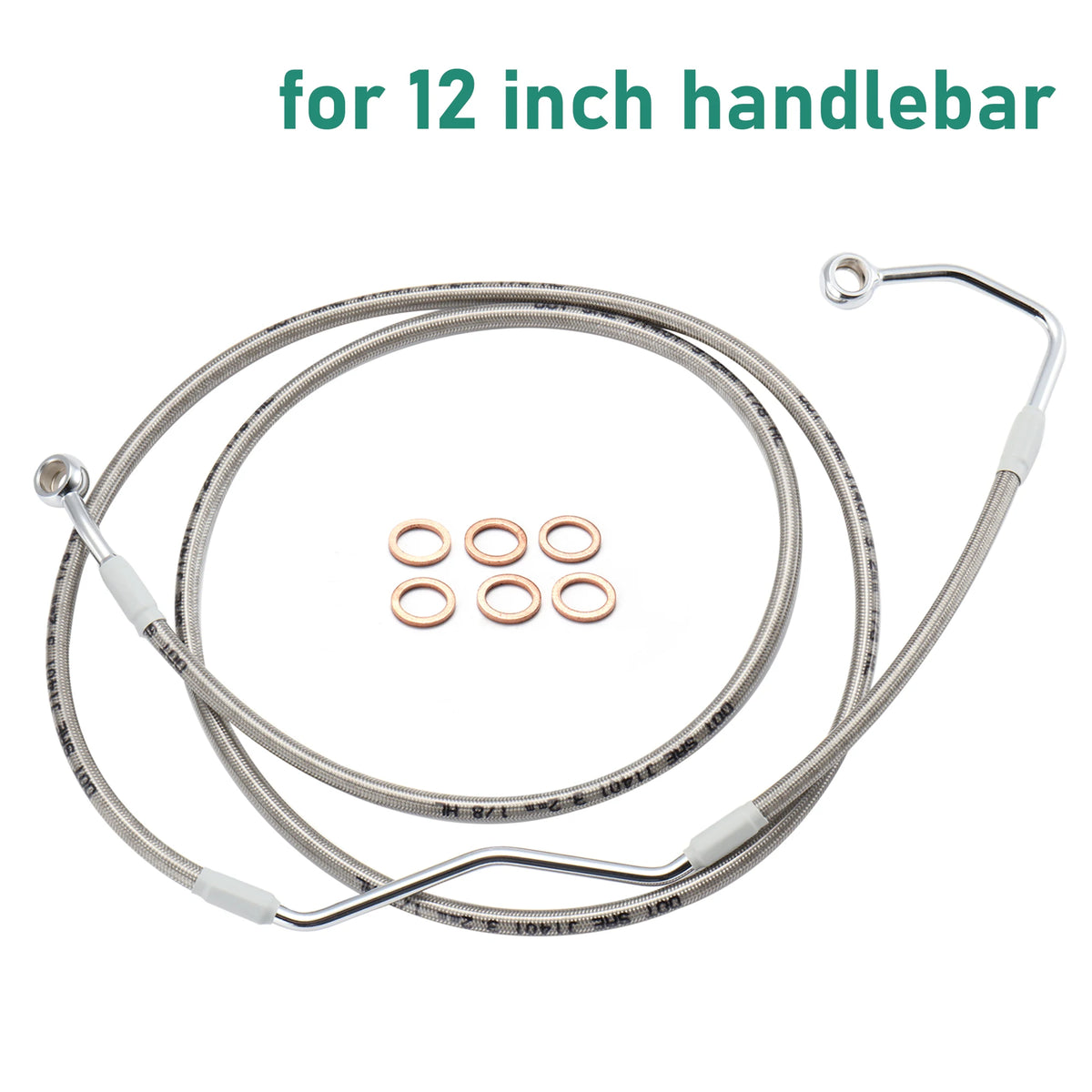 Durite de Frein Avant Supérieure Tressée Inox - Harley-Davidson Touring ABS 2008-2013 – photo 10/12