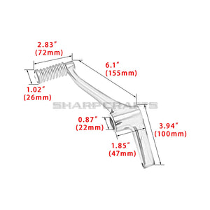 Commandes avancées talon-pointe avec pontet de sélecteur pour Harley-Davidson Sportster XL883, XL1200 & Forty-Eight (2004-2022) – photo 3/7