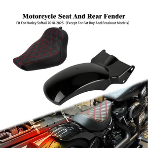 Ensemble garde-boue arrière et selle solo conducteur - Harley-Davidson Softail 2018-2025 – photo 9/10