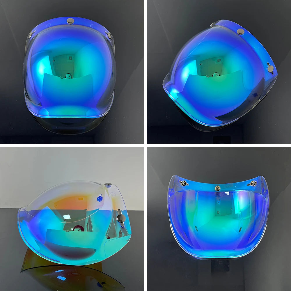 Visière Bulle Relevable pour Casque Jet Haute Résistance - vue 3