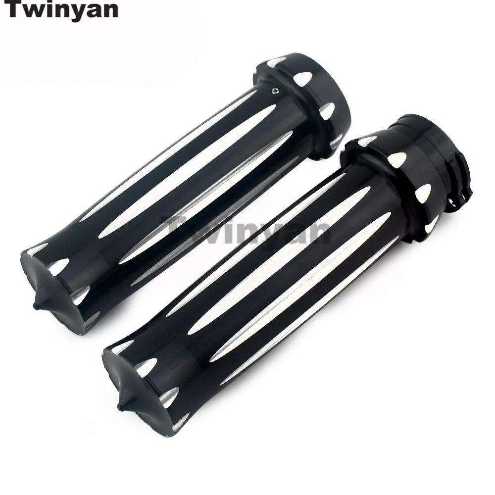 Poignées de guidon pour Harley Sportster, Dyna, Softail et Touring - vue 2