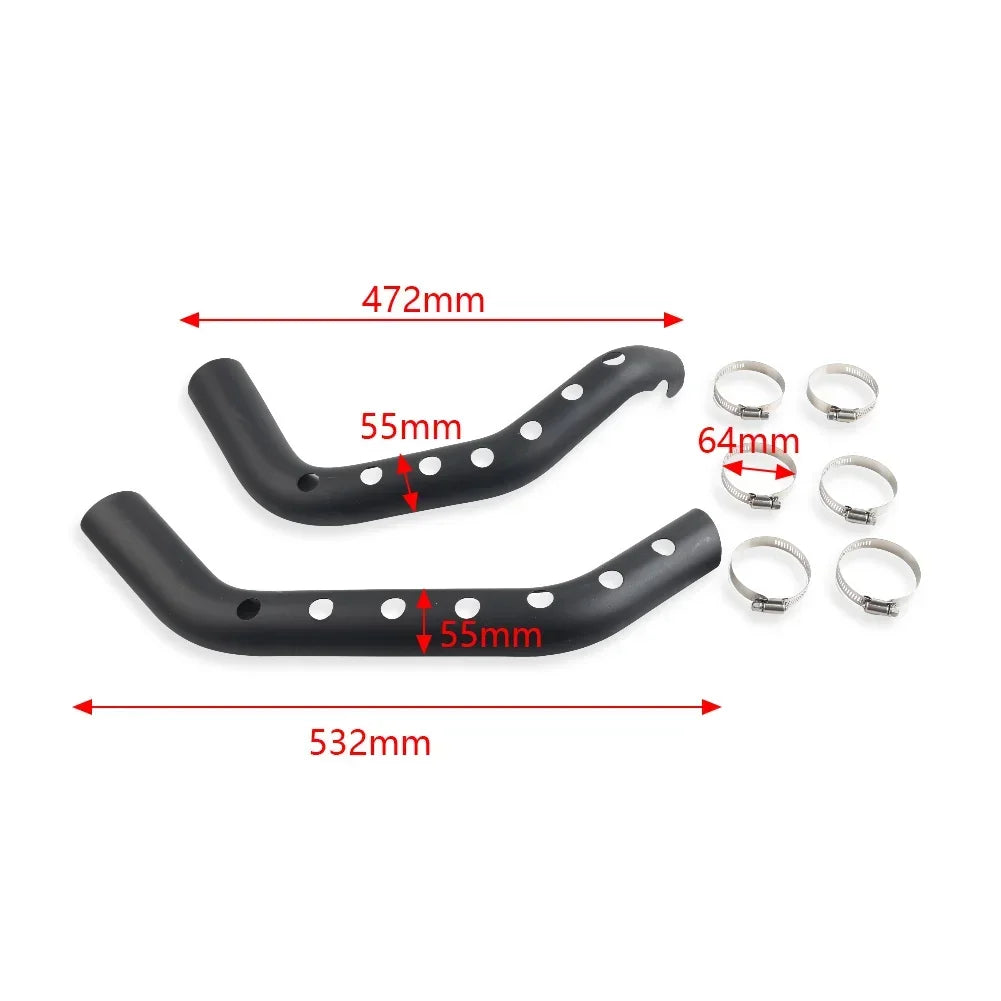 Caches de protection thermique d'échappement (la paire) - Harley-Davidson Sportster XL 883/1200 2014-2015 – photo 2/6