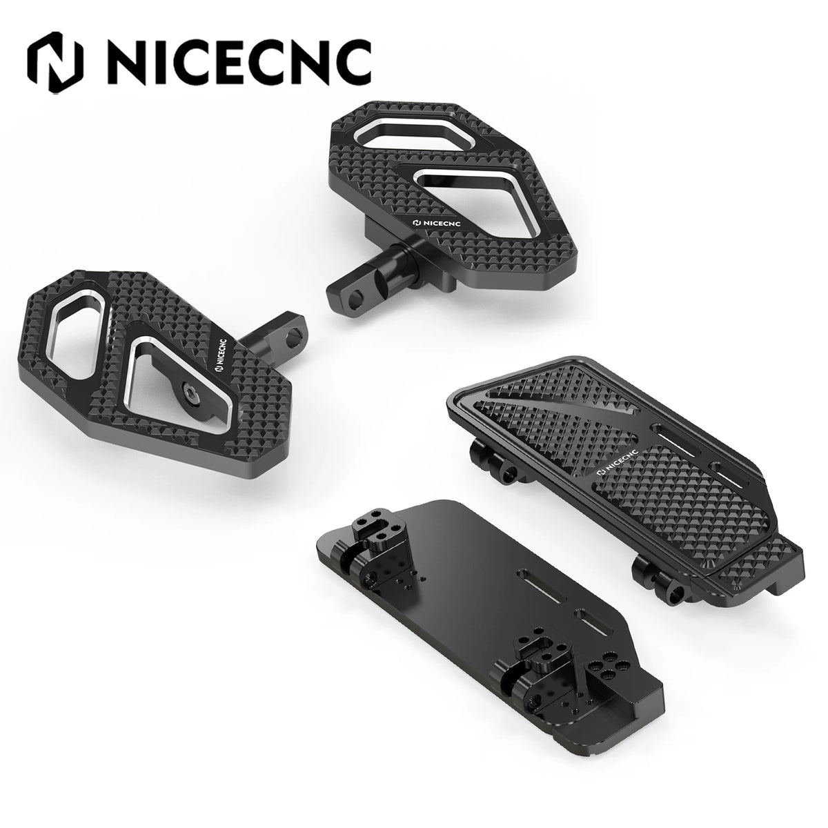 Marchepied conducteur/passager NICECNC pour Harley-Davidson Road Glide FLTRX Special, Street Glide et Road King Custom – photo 8/15