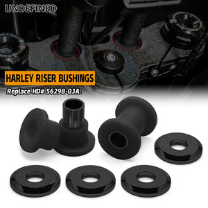 Silentblocs de pontets de guidon pour Harley Touring Softail - vue 1