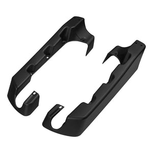 Extension noire en ABS pour sacoches rigides de Harley Touring - vue 6