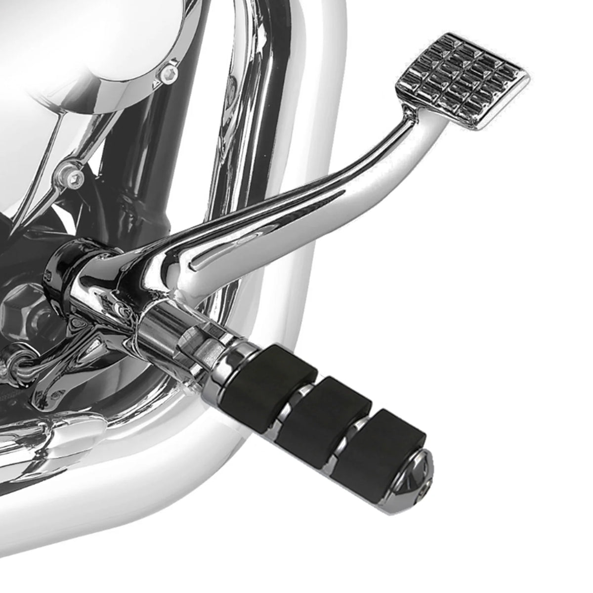 Repose-pieds de commandes avancées en acier et aluminium pour Harley-Davidson Sportster 883 XLH883, 1200 Sport XL1200S, Custom XL1200C 1991-2003 – photo 2/7