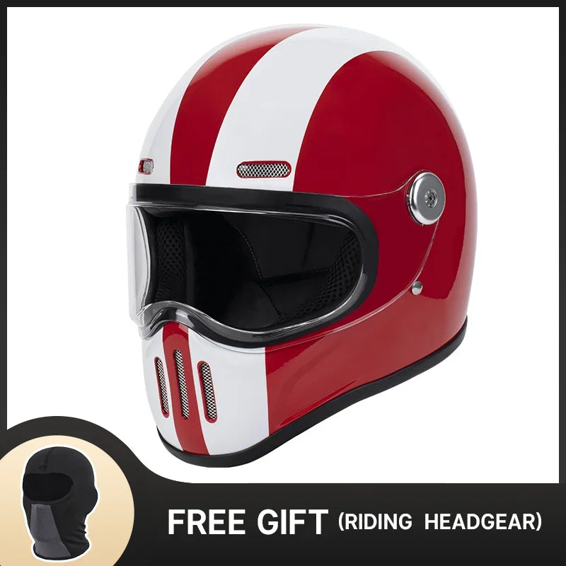 Casque moto intégral en fibre de carbone - vue de profil - vue 10