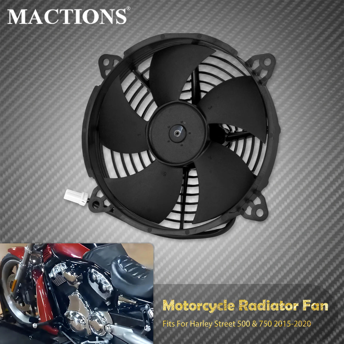 Ventilateur de refroidissement moteur (CoolFlow) - Harley Street 500, 750, XG 750/500 2015-2020 – photo 1/7