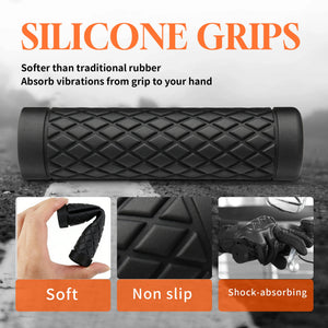 Revêtements de poignées silicone antidérapants 1 pouce - Harley-Davidson Touring, Dyna, Sportster, Softail – photo 4/7