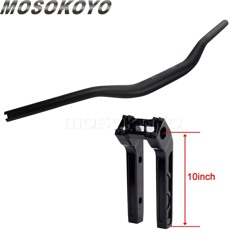 Risers pullback et guidon pour Harley Dyna Sportster Softail - vue 17