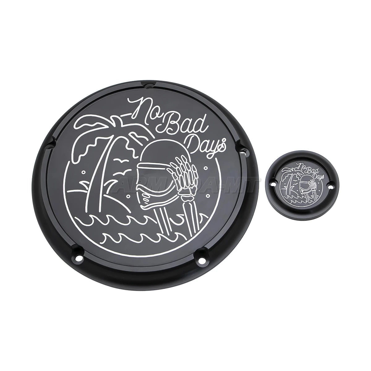 Cache derby et cache de distribution pour Harley Touring - vue 9