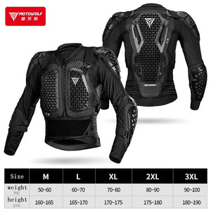 Blouson moto avec protections intégrales - vue - vue 10