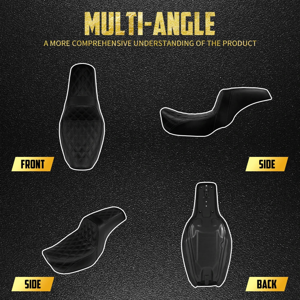 Selle Biplace Confort Pilote et Passager - Harley-Davidson Dyna 2006-2017 – photo 3/6
