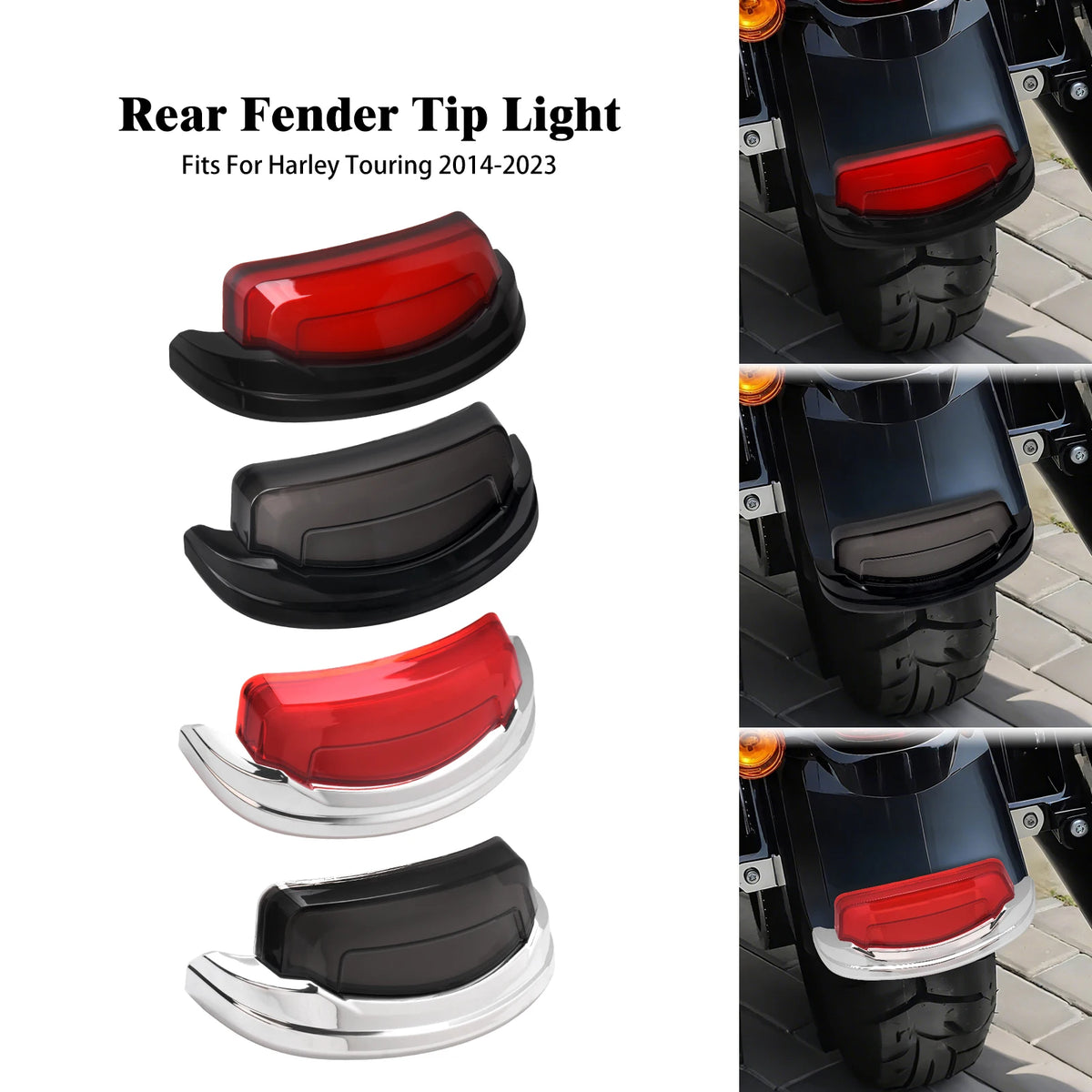 Embout de garde-boue arrière à LED pour Harley Touring 2014-2023 - vue 1